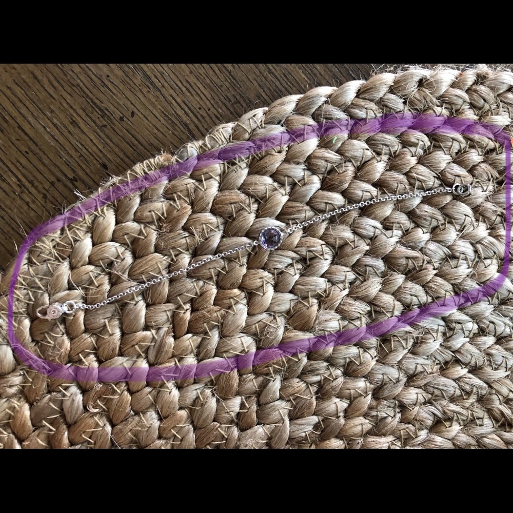 Tacori silver with Amethyst bracele.